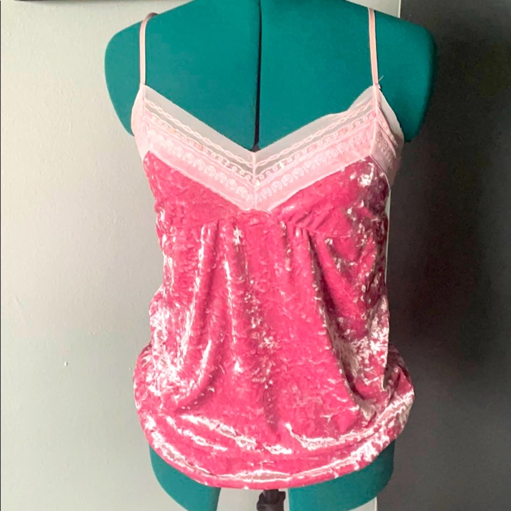 Velvet Pink Princess Top